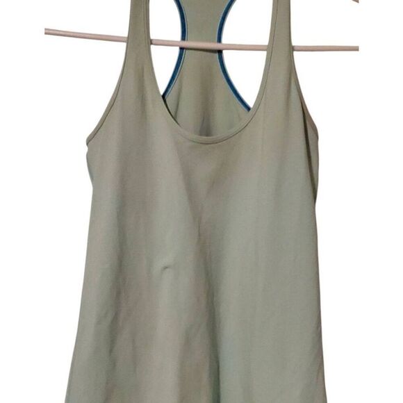 LULULEMON Cool Racerback Tank Sea Mist Size 6 - Picture 3 of 4